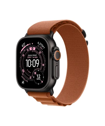 Apple Watch Ultra 3 Black Alpine Loop Terra Cotta