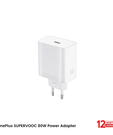 OnePlus SUPERVOOC 80W Power Adapter(Type -A EU) - White