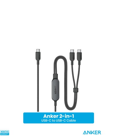 Anker 140W 2-in-1 USB-C to USB-C Cable