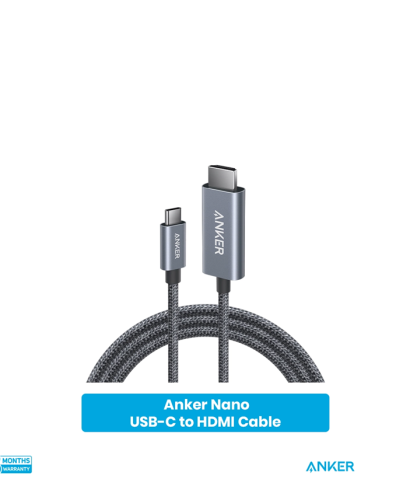 Anker Nano USB-C to HDMI Cable (6 ft, 4K, Braided)